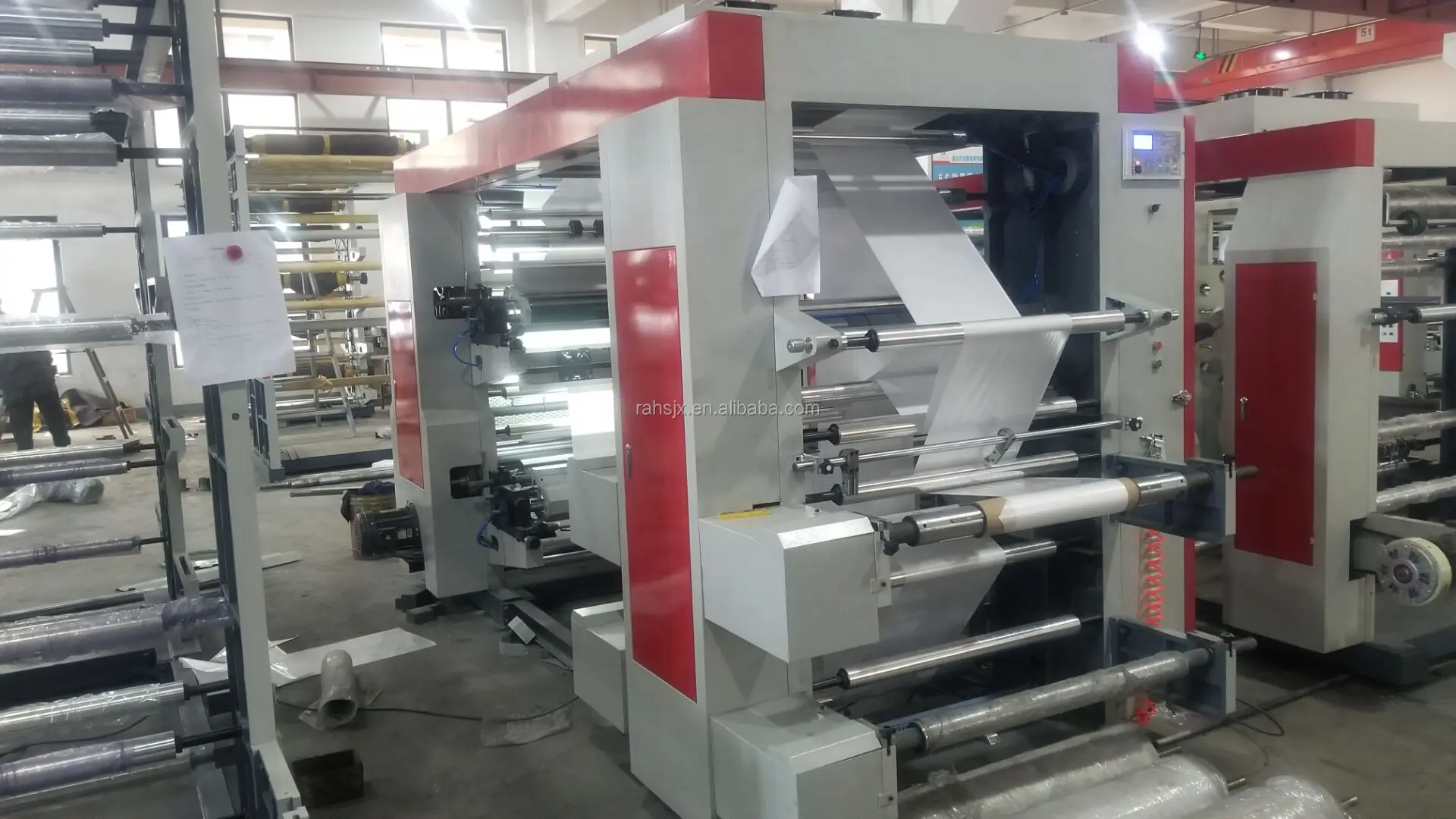 YT-4800 best price helical gear 4 colors flexographic printer machine print plastic roll