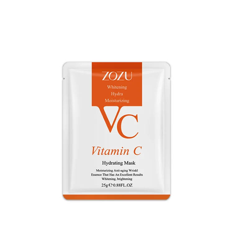 Wholesale Korean Face Masks Good Fruit Skin Care Moisturizing Collagen Whitening Vitamin C Sheet Facial Mask