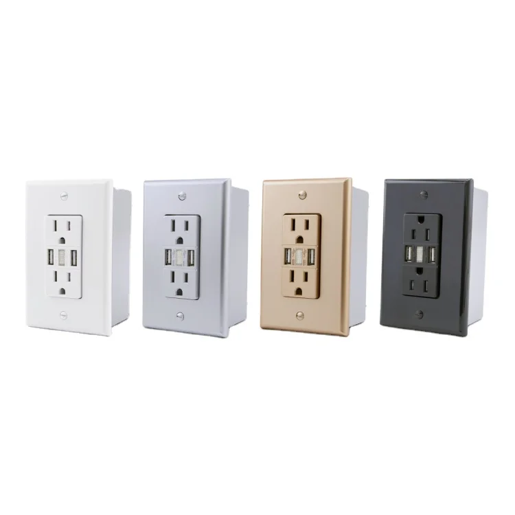 Новые l модные настенные электрические розетки разных стран