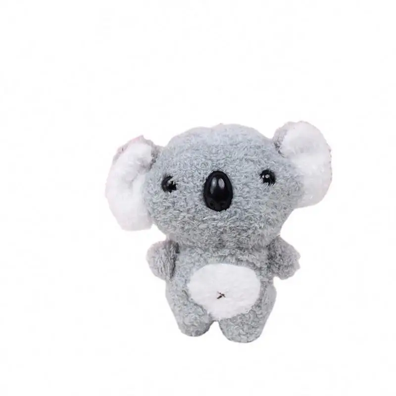 Promotion cute Kawaii Koala Soft Plush Toys Bag Keychain Pendant schoolbag pendant doll keychain Stuffed animal toys