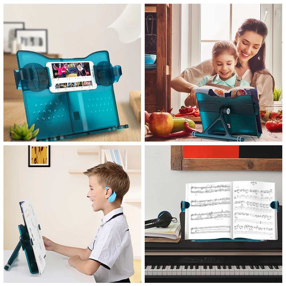 Подставка для книг из экологичного АБС-пластика, регулируемая по высоте