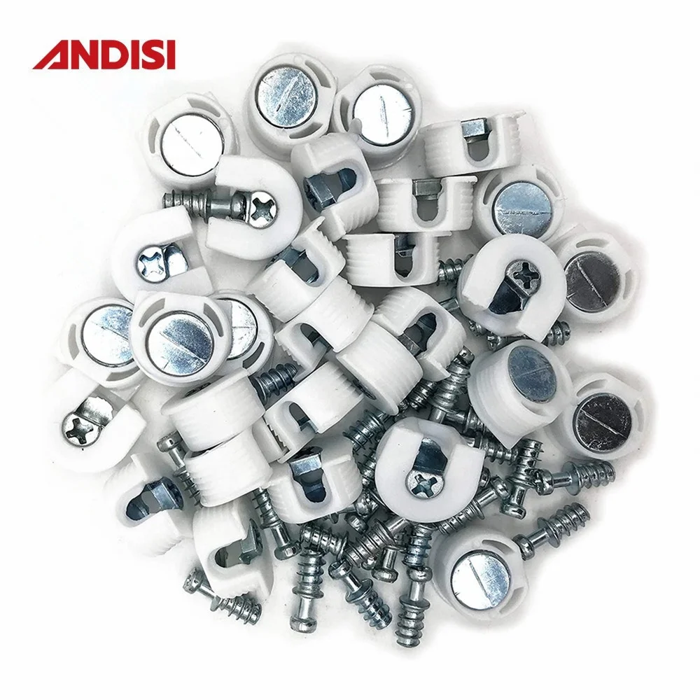 furniture connectors joint parts round fitting cabinet connecting wood housing rafix connector