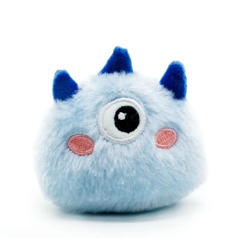 Geometric monster plush pendant doll bag  key small cute toys mobile phone ornaments toys car plush keychain for men and women