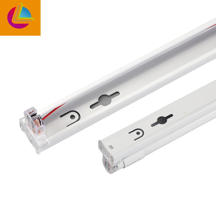 Hot Sale Led Batten Lamp Holder Hanging Ceiling Mounted Aluminum T8 Led Tube Light Bracket Fitting