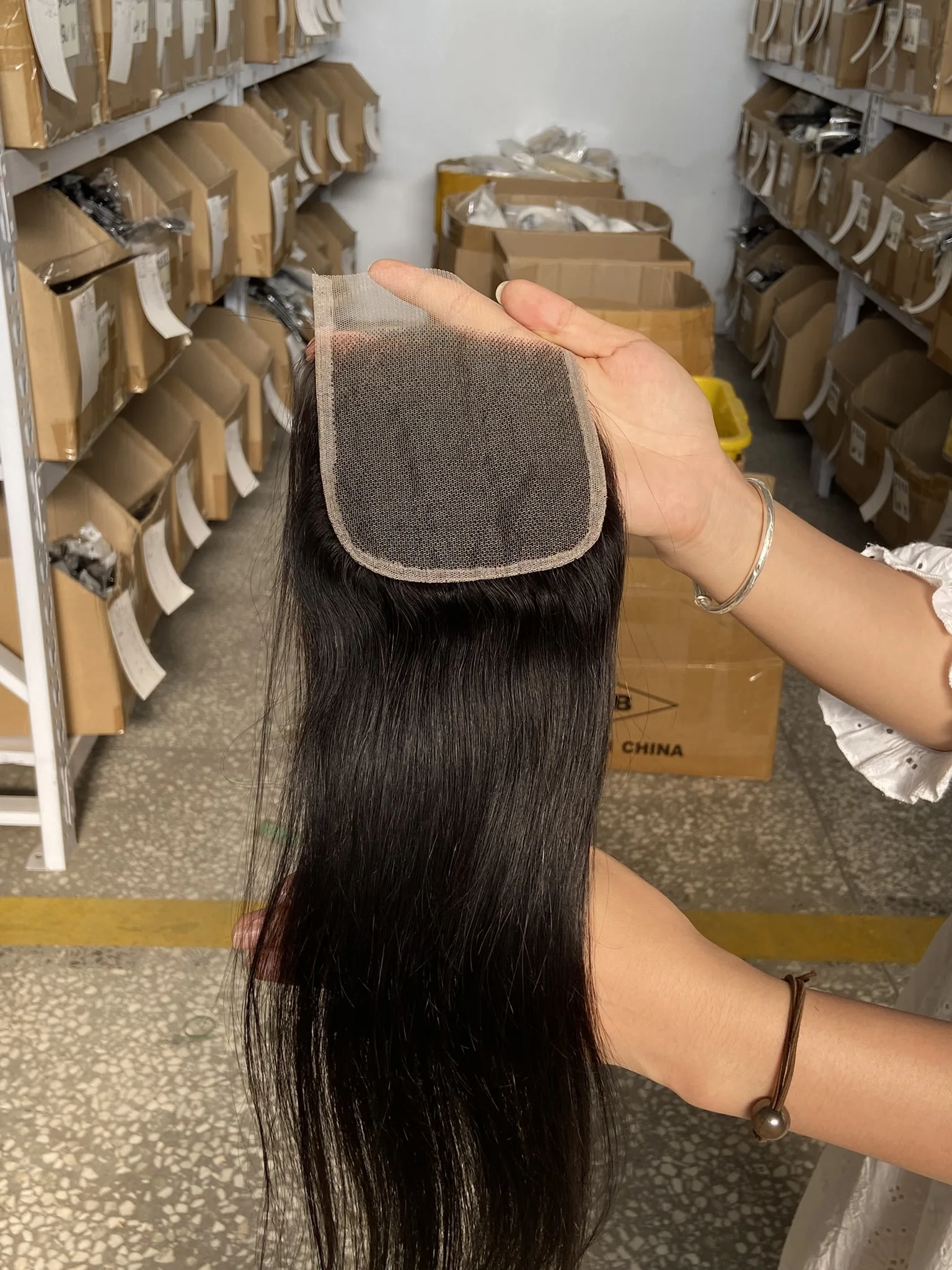Wholesale 4X4 5X5 6X6 Hd Lace Closure Raw Indian Temple Hair Closures Et Lace Frontal Vente Gros