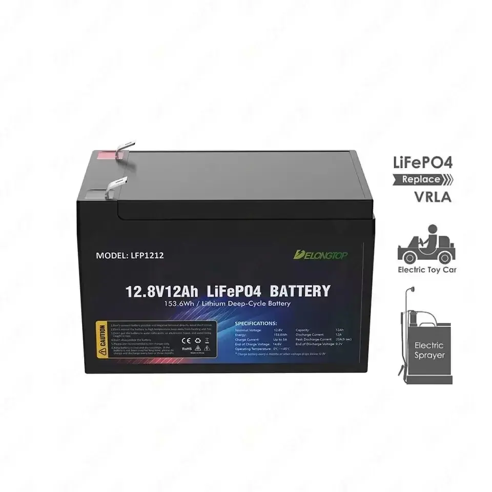 32700 LifePO4 Battery UPS Replace Lead Acid Batteries LifePO4 12V 12Ah Rechargeable Lithium Iron Phosphate Battery Pack