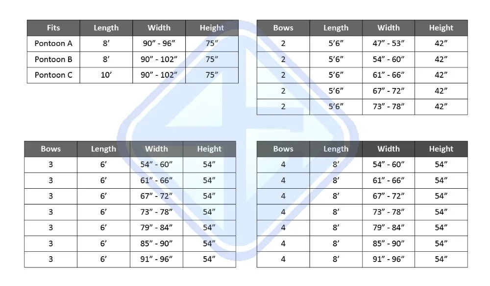 Hot sale stainless steel frame pontoon boat bimini tops