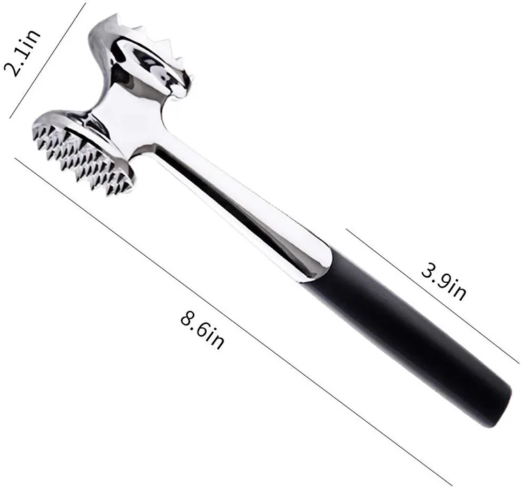 Meat Tenderizer Mallet Pounding Beef Steak Chicken Pork Double sided Meat Hammer