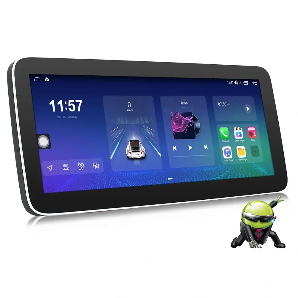 Customized 6G 128GB Car Audio Player 12.3 inch Car Radio Android System BT Video USB GPS WIFI