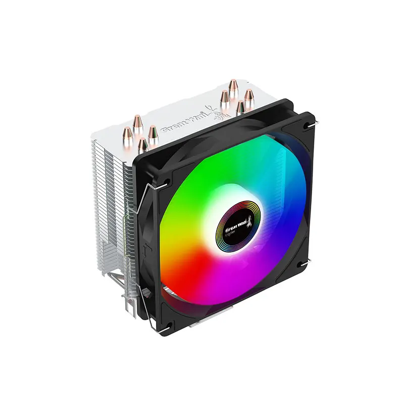 Greatwall Kirin 400 ARGB CPU Air Cooler 3PIN 5V Aluminum Radiator Fan Heatsink for PC & Gaming Computers Heatpipe Computer Case