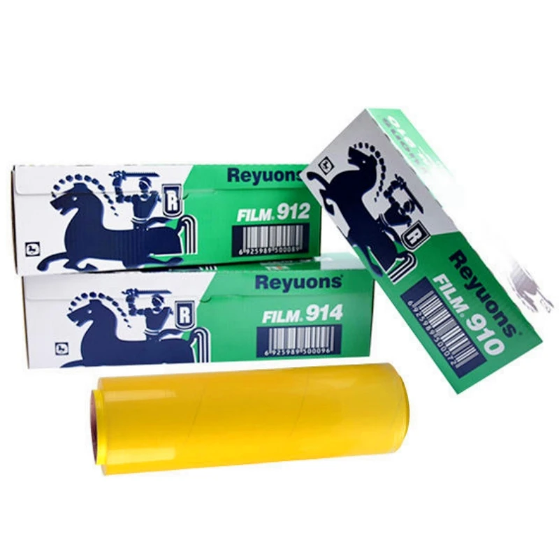 pvc food cling film extended wrap pe stretch film 17 micron 23 micron for meat mushroom