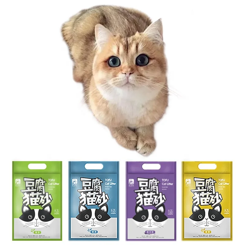 wholesale oem eco friendly flushable clumping bulk tofu cat litter manufacturers