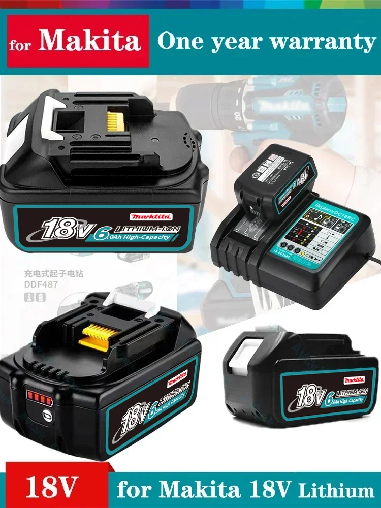 Более Высокая емкость для литий-ионной батареи Makita 18 В 5.0Ah bl1850b