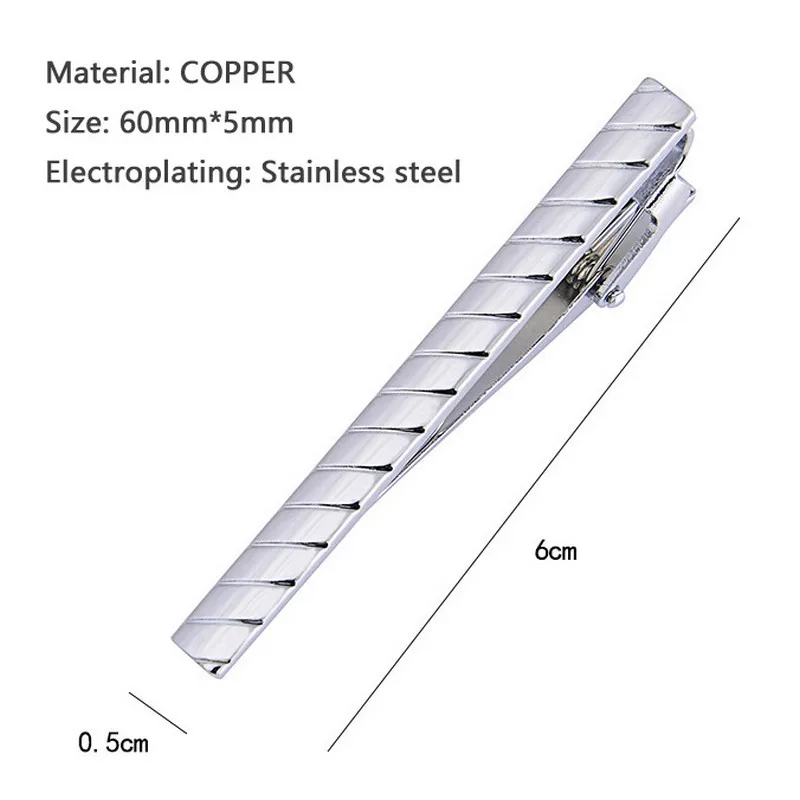 Зажим для галстука мужской галстук бара рубашка ассортимент стикеров булавка для галстука аксессуары для галстука из меди с покрытием из нержавеющей стали от производителя