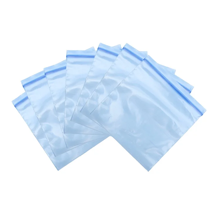 vci zipper bags  for packing electronic components and hardware spare parts rust prevention and anti corrosion vci ziplock bags