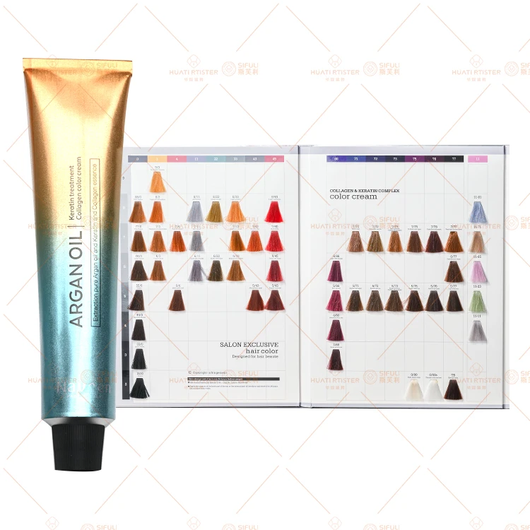 Huati Sifuli Naveen Hair Color Cream Hair Dye For Professional Salon Private Label Fast Semi-Permanent Hair Color Cream