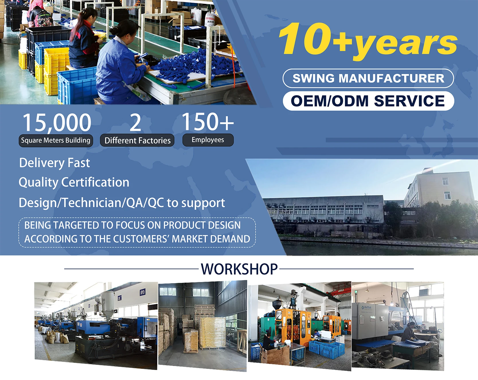 Cute Giraffe swings indoor toys children playground equipment plastic playing kids garden baby patio swing seat Double chair