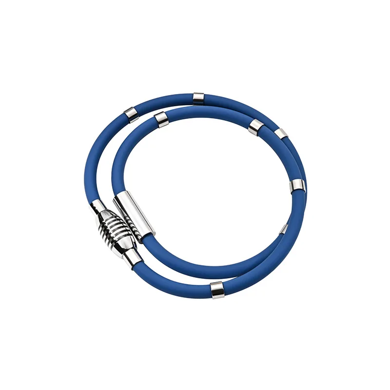 Lerca Magnetic Therapy Sport Athletic Power Silicone Necklace Anti Radiation Health Care Energy Power Necklace