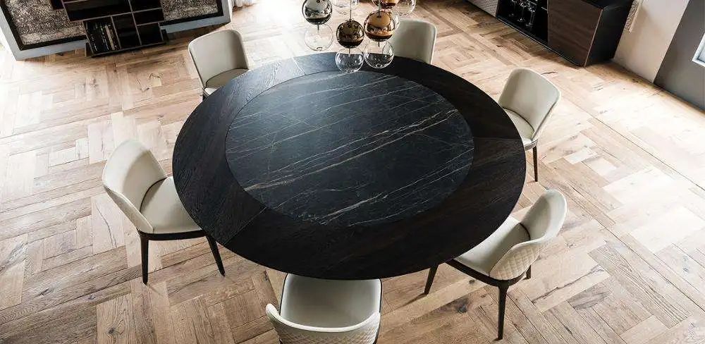 Factory Price Hot Selling Product Furniture Custom Luxury seater Round Marble Dining Table Set Luxury Furniture Table