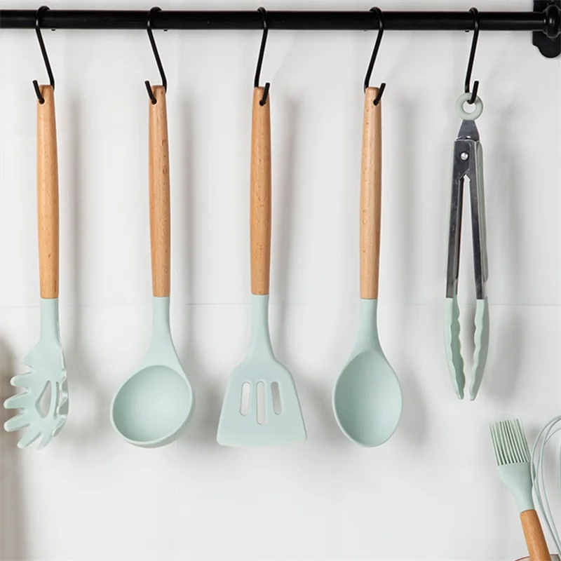 Food Grade Wholesale Silicone Personalized Kitchen Utensil Set Modern Baking Cooking Tools Best Selling Products