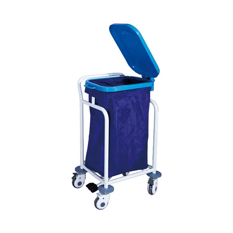 B10 Hospital Equipment Metal Stainless Steel Baby Stroller Medical Trolley Cart