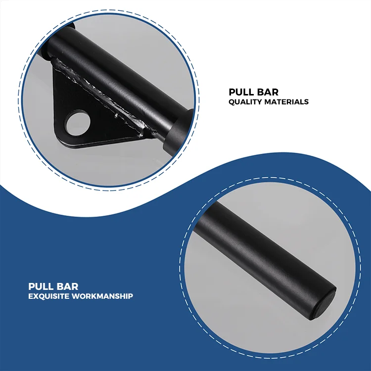 Fitness Bar Exercise Handles Workout Bars Tricep Press Household Tools Attachment Down Cable Pulley Muscle Trainer