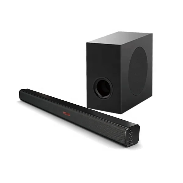 Best sound hifi 2.1 home tv sound bar home theater system with remote control and bluetooth