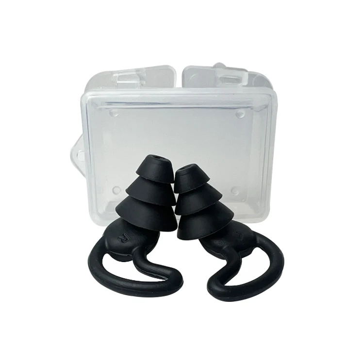 Custom Logo Noise Cancelling Sleep Waterproof Silicone Earplugs Swimming