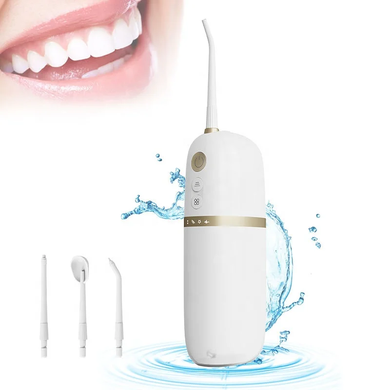COTE Cordless Water Flosser Rechargeable Portable Irrigator for Travel Home Waterproof Usb Power Battery Tank Water Pick