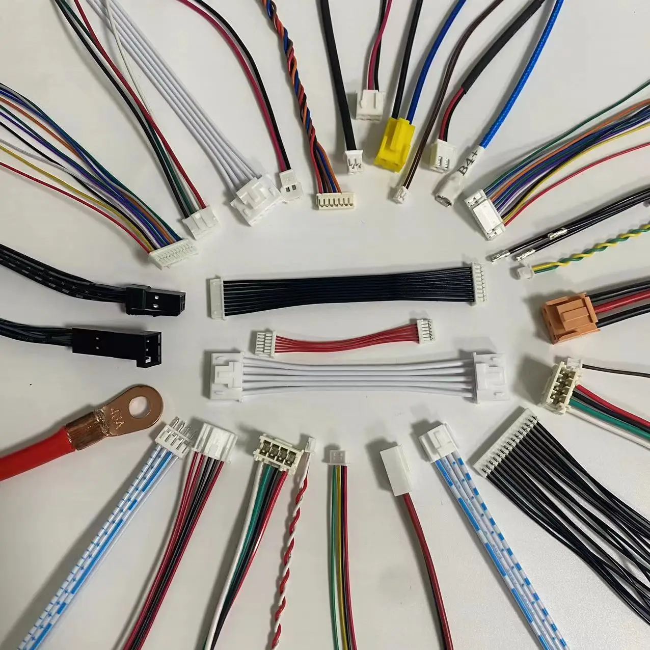 oem odm custom jst 2 3 4 5 6 7 8 9 10 11 12 13 pin male female connector zh 1.5mm pitch wire cable assembly wiring harness