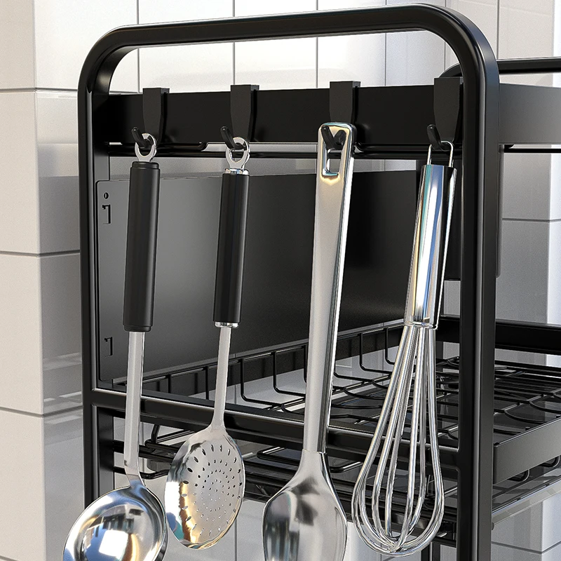 New Design 3-Tier Kitchen Counter Dish Drying Rack Dish Drainer with Utensil Holder Cutting Board Holder