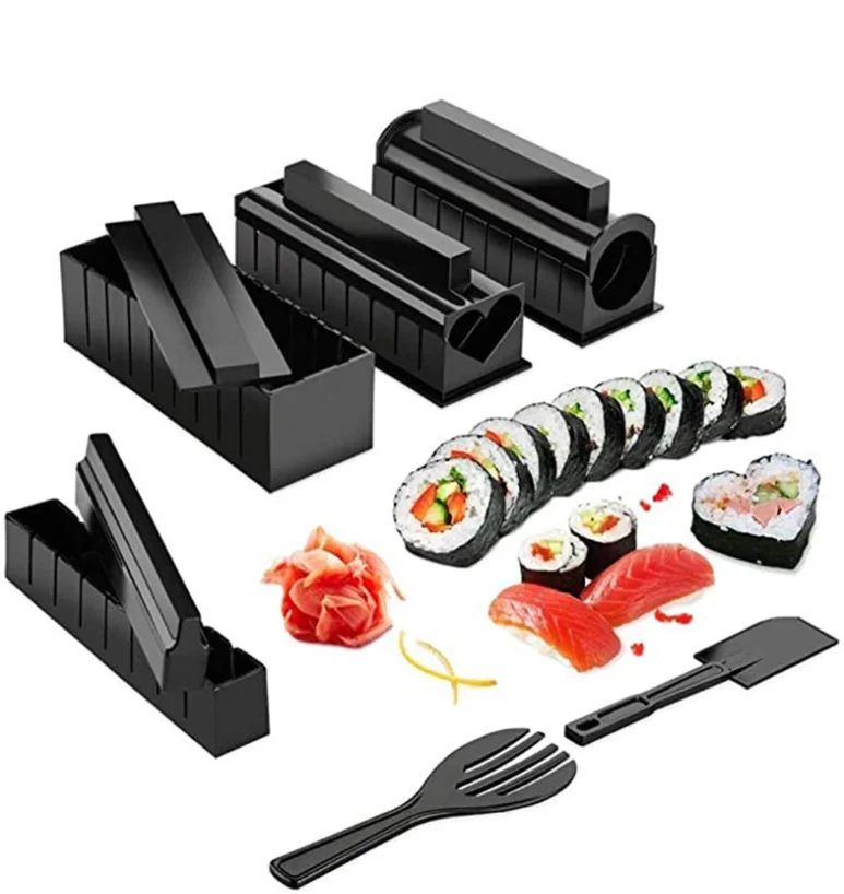 
Sushi Mold Amazon Hot Sale Sushi Maker Tools Set Factory Direct Sale ABS Material Sushi Tools Professiona 