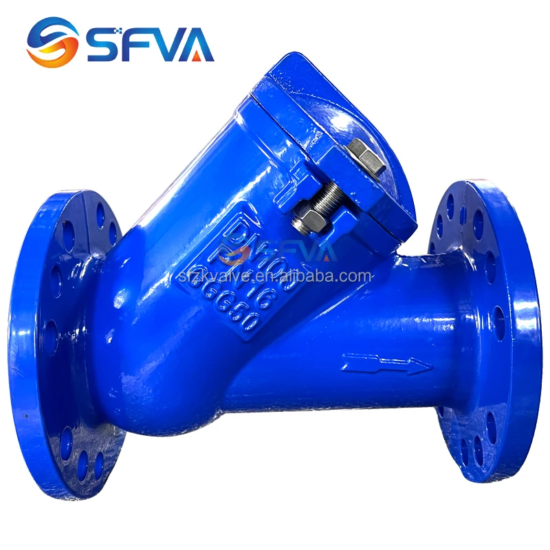 DIN Ductile iron PN10 PN16  DN100 BALL CHECK VALVE FLANGED