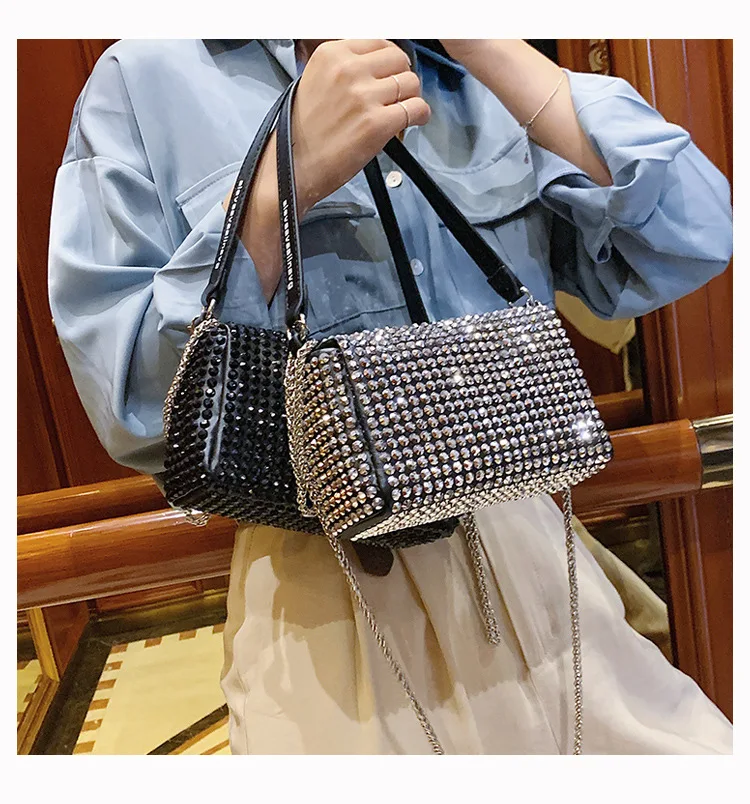 
2021 Fashion Women Little Money Purse Bling Bag Rhinestone Glitter Purse Small Sparkling Bags Handbags From China 