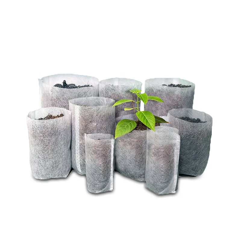 Biodegradable fabric Non Woven grow bag Plants Growing pot Breathable seedling-raising Nursery Bags