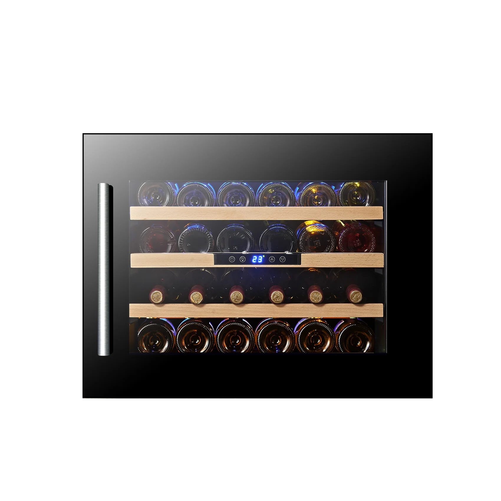 Compressor Thermostat Red Wine Refrigerator Small Built-In Wine Cooler For Household