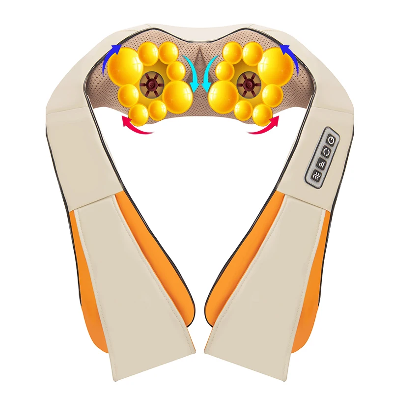 Household Hot Saling Electronic Neck Shoulder back Massage Shawls massage belt King Gift Body OEM Box