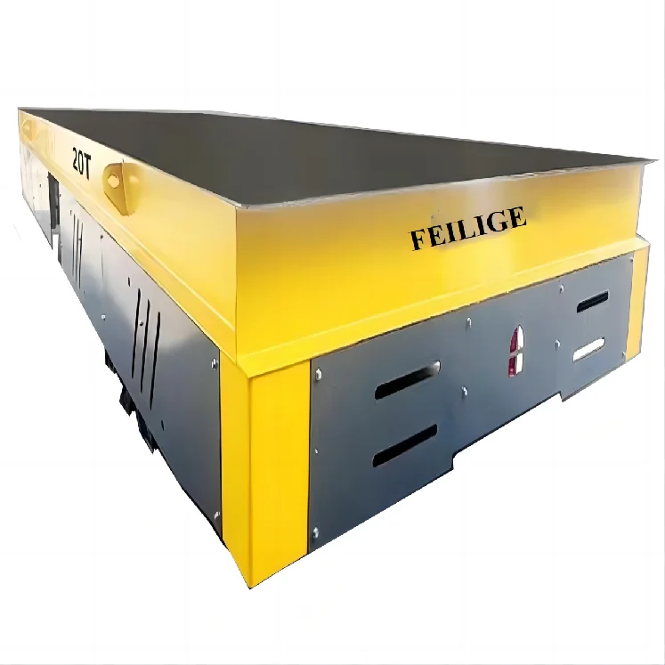 Agile Steerable Trackless Transfer Cart with Motor Gear Core Components Provides Flexibility Adaptability in Material Transport