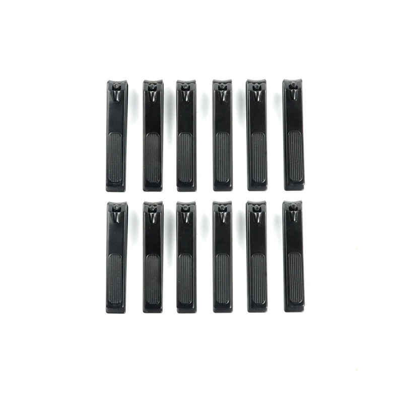 China straight head edges black spopular professional foot finger toe stainless steel nail cutter