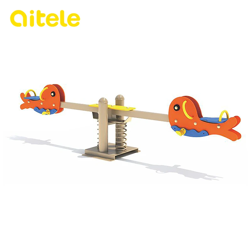 Creative play see saw school playground equipment