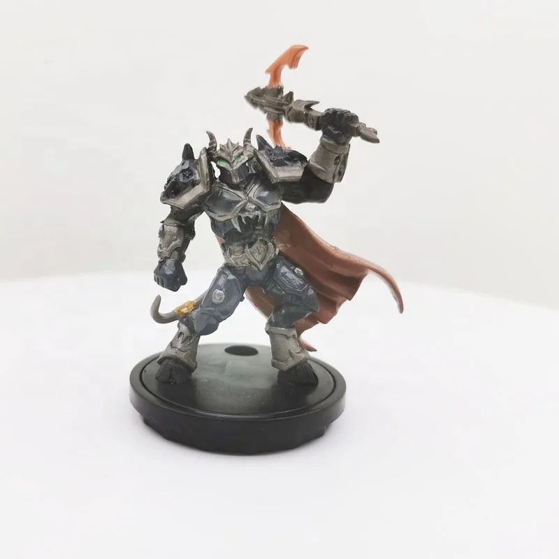 Customized plastic toy miniature figurines war game toy figures, OEM small board game miniatures figures