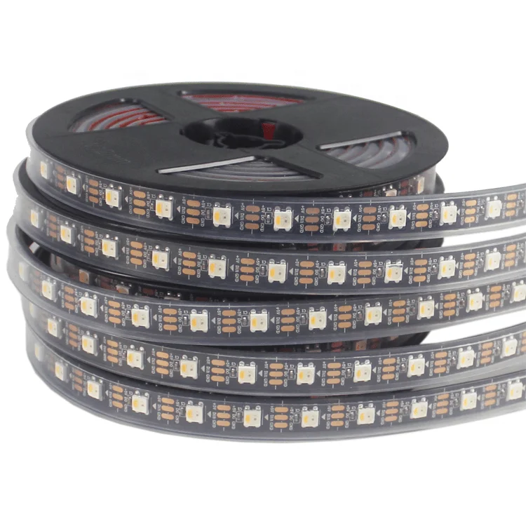 5 м светодио дный ленточный светильник s dc 5v 12v ip67 Универсальный ТВ задний водостойкий rgb лампу приложение с английской вилкой