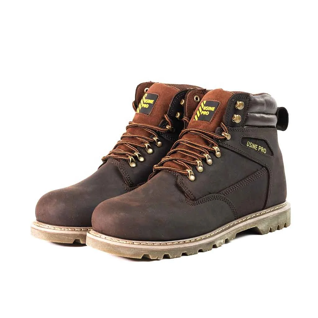 Goodyear Top Quality Men Women Shoes Midsole Brown Boots Welt Cow Leather Toe Steel Factory Price Outdoor Adult Industrial Mesh