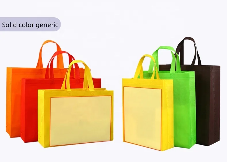 White custom logo with logo printing paper non-woven luxury shopping bag