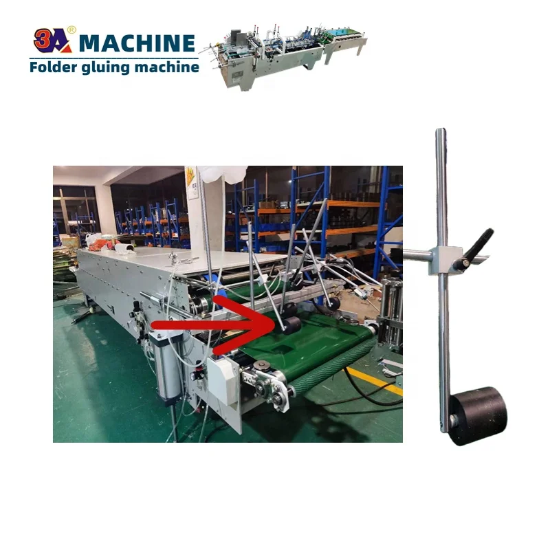 Automatic  Box Folding Gluing Machine accessories Box pasting machine wheel for pressing box folder gluer folding Belt