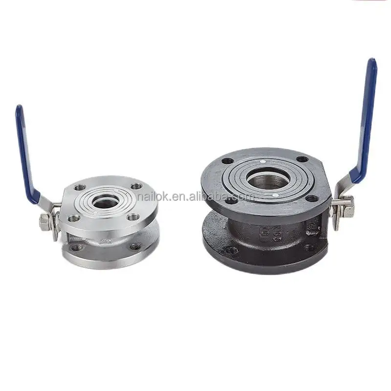 Class 150 WCB Wafer Stainless Steel 316 Body Flanged Thin Type Monoblock Ball Valve Acid and alkali resistance ball valves