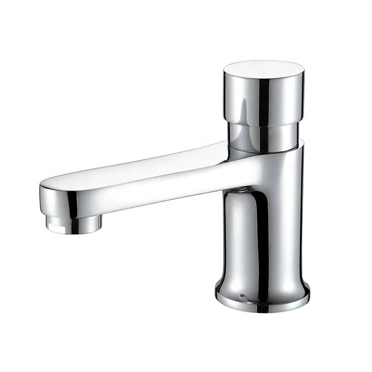 bib cock press time delay waterfall black kitchen thermostatic heater brass sink save water faucet water filter accessories