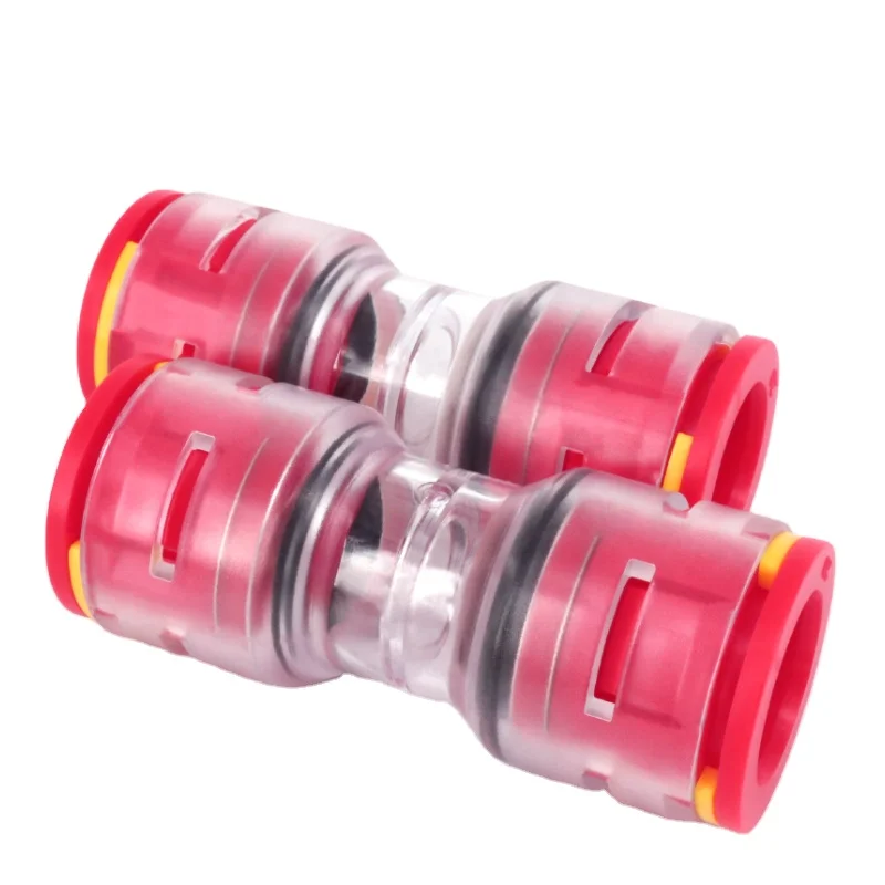 Straight Microduct Connector Accessories HDPE Connector Telecom Connector for Fiber Optic Equipment