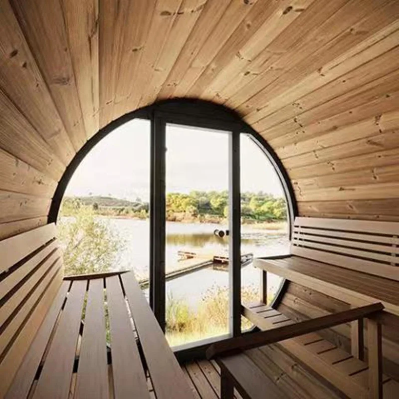 luxury seks sauna room hemlock wood large barrel outdoor sauna cheap barrel sauna
