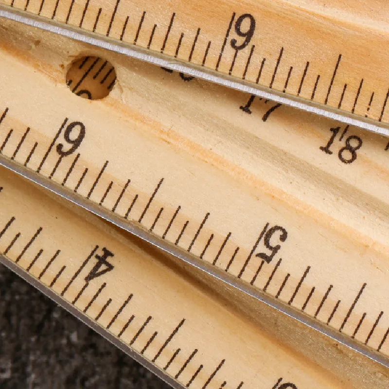 Top  Sales  Customized  pine beech wood ruler Students learning stationery ruler office stationery